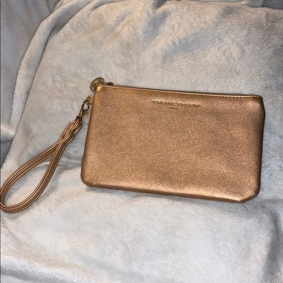 Adrienne Vittadini Copper Color Wristlet - Ex Cond - Picture 1 of 13